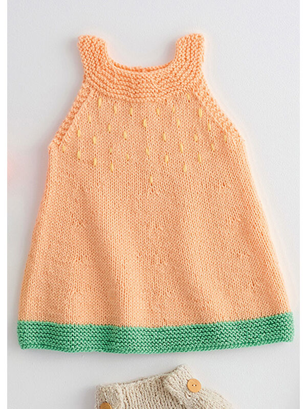 Lana Grossa KJOLE Soft Cotton - Strikkeoppskrift (DK)