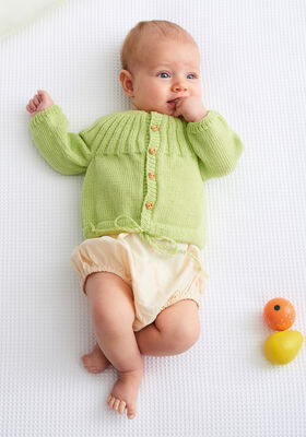 JAKKE Cool Wool Baby - Strikkeoppskrift (DK) fra Lana Grossa