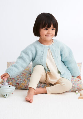 JAKKE Cool Wool Baby  - Strikkeoppskrift (DK) fra Lana Grossa