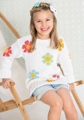 PULLOVER und BLUMEN Organico - German Edition fra Lana Grossa