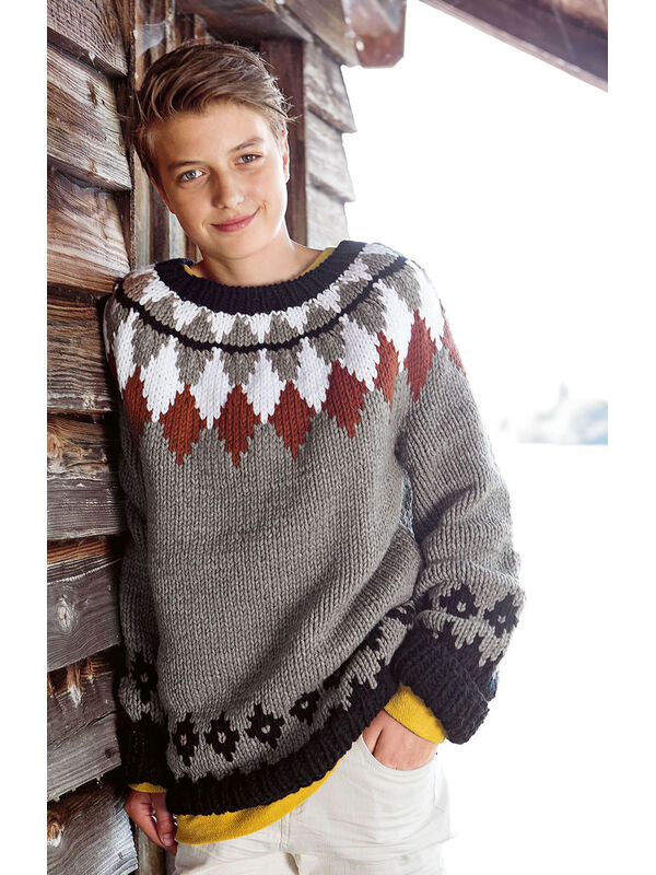 Lana Grossa PULLOVER Mille II - German Edition
