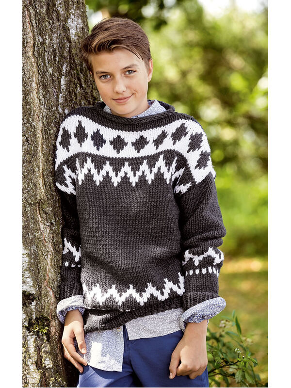 Lana Grossa PULLOVER Mille II - German Edition