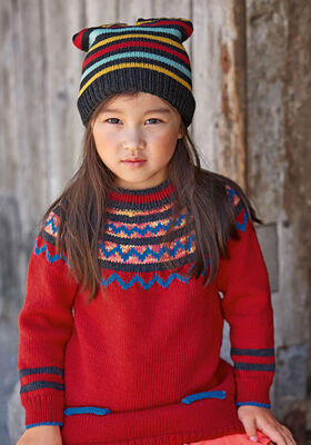 PULLOVER Cool Wool/Cool Wool Print - German Edition fra Lana Grossa