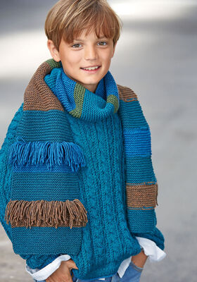 SCHAL Cool Wool Big Melange - German Edition fra Lana Grossa