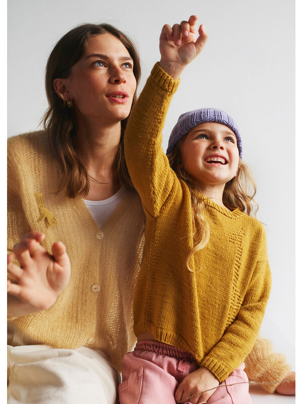 Lana Grossa CARDIGAN Silkhair - Strikkeoppskrift (SE)