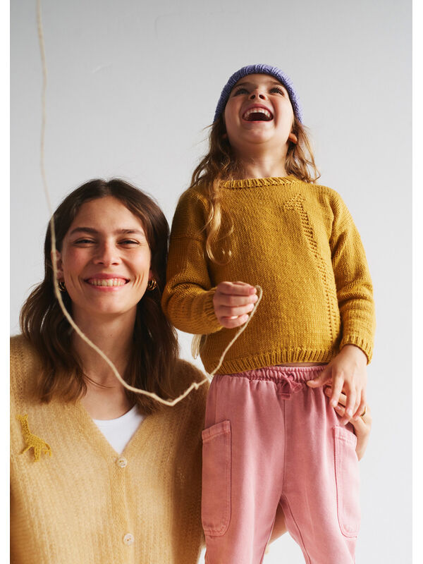 Lana Grossa PULLOVER Cool Wool - Strikkeoppskrift (SE)