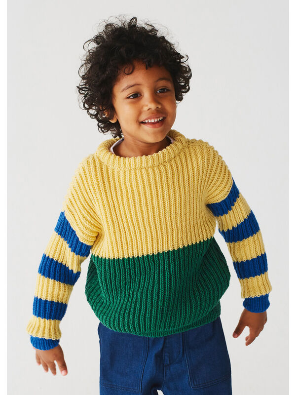Lana Grossa PULLOVER Cool Wool - Strikkeoppskrift (SE)