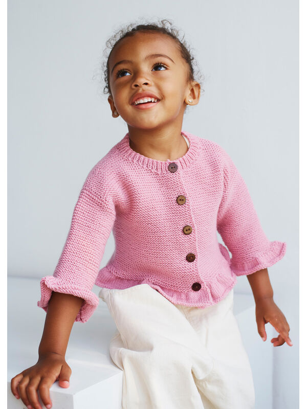 Lana Grossa JAKKE Cool Wool - Strikkeoppskrift (DK)