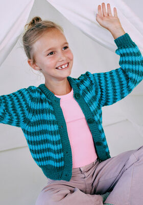 CARDIGAN Alta Moda Cotolana - Strikkeoppskrift (SE) fra Lana Grossa