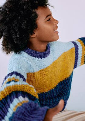 PULLOVER Cool Merino Big - Strikkeoppskrift (SE) fra Lana Grossa