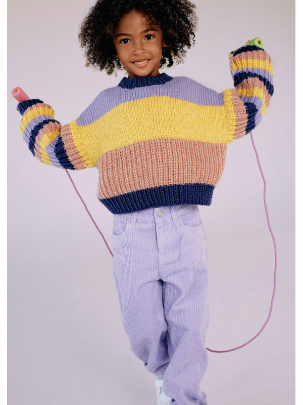 Lana Grossa PULLOVER Cool Merino Big - Strikkeoppskrift (SE)