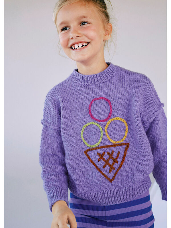 Lana Grossa PULLOVER Cool Merino - Strikkeoppskrift (SE)