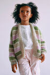 Lana Grossa CARDIGAN Natural Alpaca Lungo - Strikkeoppskrift (SE)
