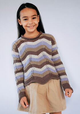 PULLOVER Alta Moda Cotolana - Strikkeoppskrift (SE) fra Lana Grossa