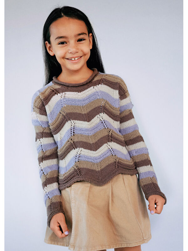 Lana Grossa PULLOVER Alta Moda Cotolana - Strikkeoppskrift (SE)