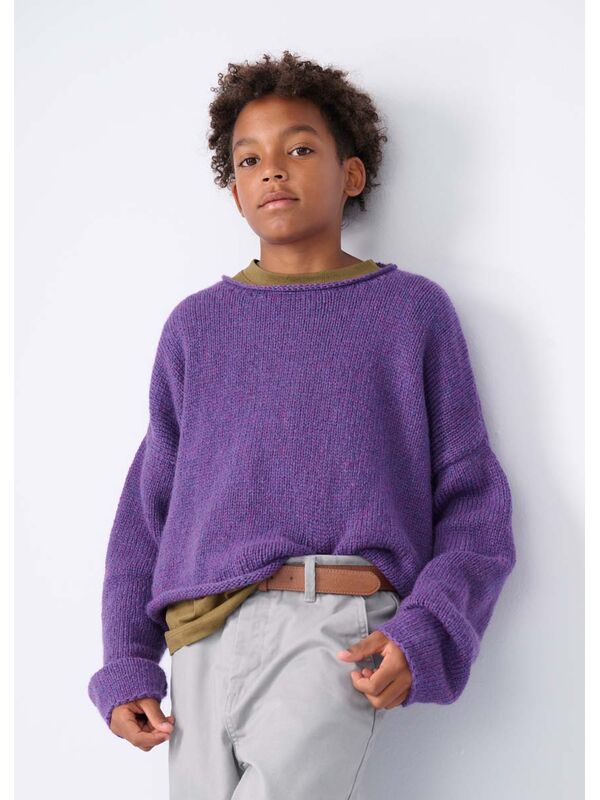 Lana Grossa PULLOVER Cool Merino - Strikkeoppskrift (SE)