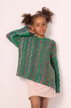 Lana Grossa PULLOVER Colorissimo & Ecopuno - Strikkeoppskrift (SE)