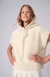 Lana Grossa HOODIE-SLIPOVER Cool Merino Big - Strikkeoppskrift (SE)