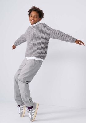 PATENT-PULLOVER Lucida - Strikkeoppskrift (SE) fra Lana Grossa