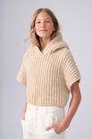 Lana Grossa HOODIE-SLIPOVER Twinny - Strikkeoppskrift (SE)