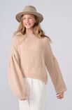 Lana Grossa PULLOVER Soffio & Setasuri - Strikkeoppskrift (SE)