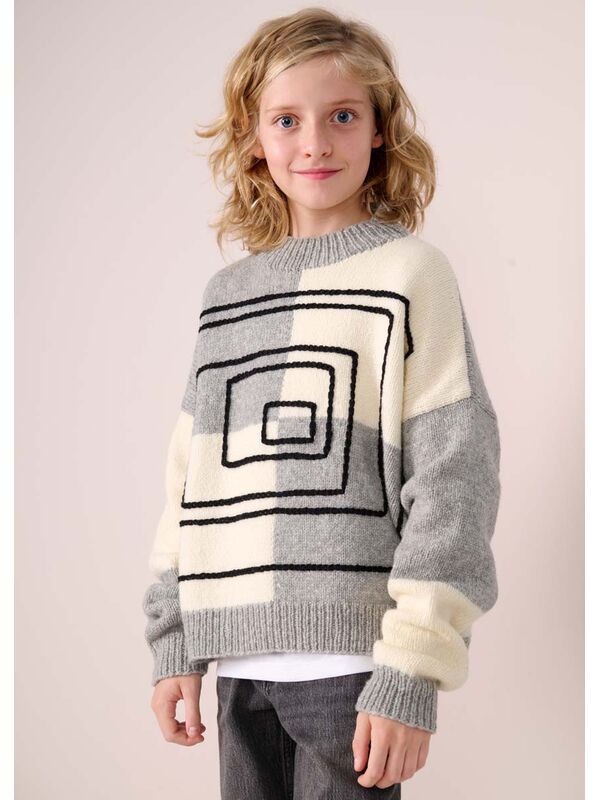 Lana Grossa PULLOVER Cool Merino - Strikkeoppskrift (SE)