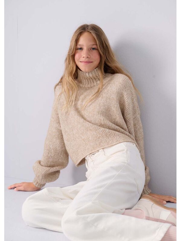 Lana Grossa KORT PULLOVER Twinny - Strikkeoppskrift (SE)