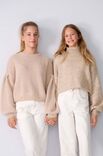 Lana Grossa KORT PULLOVER Twinny - Strikkeoppskrift (SE)
