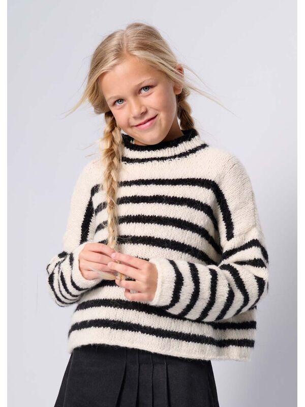 Lana Grossa PULLOVER Airy - Strikkeoppskrift (SE)