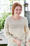 Lana Grossa MØNSTERMIX-PULLOVER Landlust Sommerseide - Strikkeoppskrift (NO)