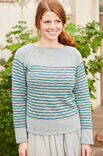 Lana Grossa RAGLANPULLOVER Landlust Sommerseide - Strikkeoppskrift (NO)
