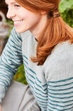 Lana Grossa RAGLANPULLOVER Landlust Sommerseide - Strikkeoppskrift (NO)