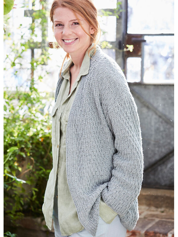 Lana Grossa CARDIGAN Landlust Sommerseide - Strikkeoppskrift (NO)