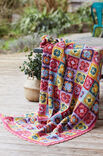 Lana Grossa GRANNY-PLAID Landlust Sommerseide - Strikkeoppskrift (NO)