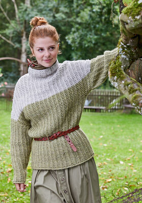 PULLOVER Landlust Winterwolle - Strikkeoppskrift (NO) fra Lana Grossa