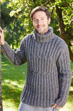 Lana Grossa PULLOVER Landlust Winterwolle - Strikkeoppskrift (NO)
