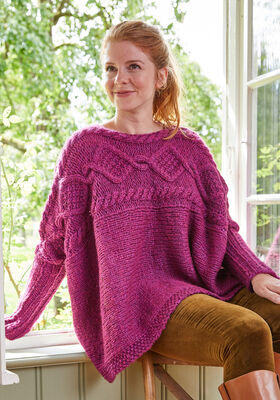 PULLOVER Landlust Winterwolle - Strikkeoppskrift (SE) fra Lana Grossa