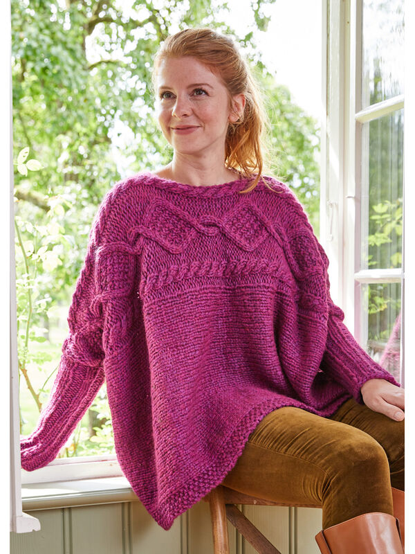 Lana Grossa PULLOVER Landlust Winterwolle - Strikkeoppskrift (SE)