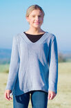 Lana Grossa PULLOVER Landlust Sommerseide - Strikkeoppskrift (SE)