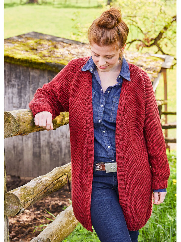 Lana Grossa JAKKE Landlust Alpaka Merino 160 - Strikkeoppskrift (SE)