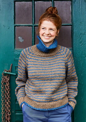 PULLOVER Landlust Winterwolle - Strikkeoppskrift (SE) fra Lana Grossa