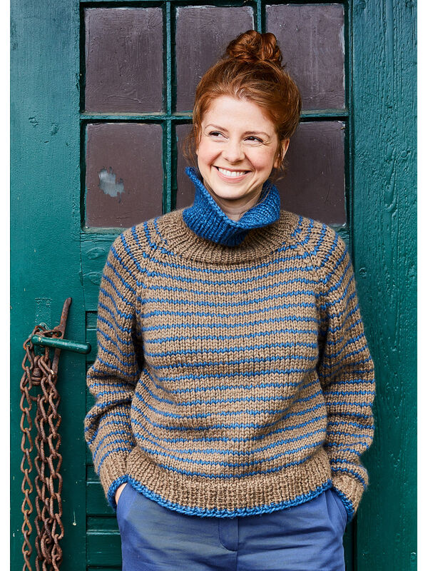 Lana Grossa PULLOVER Landlust Winterwolle - Strikkeoppskrift (SE)