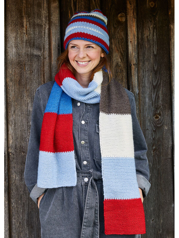 Lana Grossa SKJERF Landlust Alpaka Merino 160 - Strikkeoppskrift (SE)