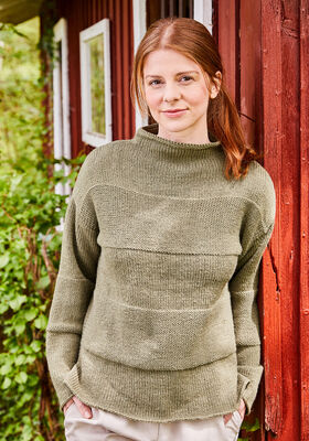 PULLOVER Landlust Alpaka Merino 100 - Strikkeoppskrift (SE) fra Lana Grossa