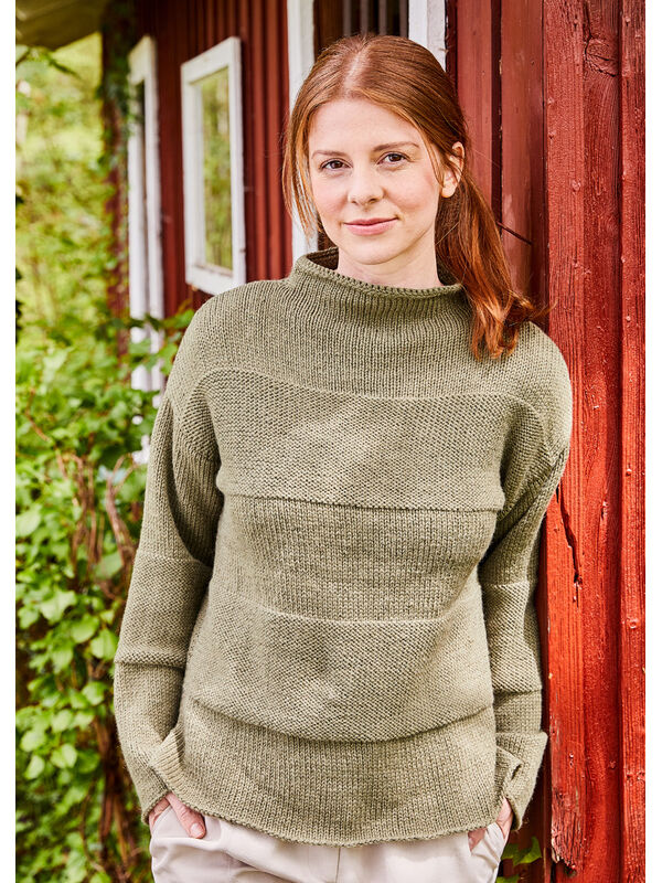 Lana Grossa PULLOVER Landlust Alpaka Merino 100 - Strikkeoppskrift (SE)