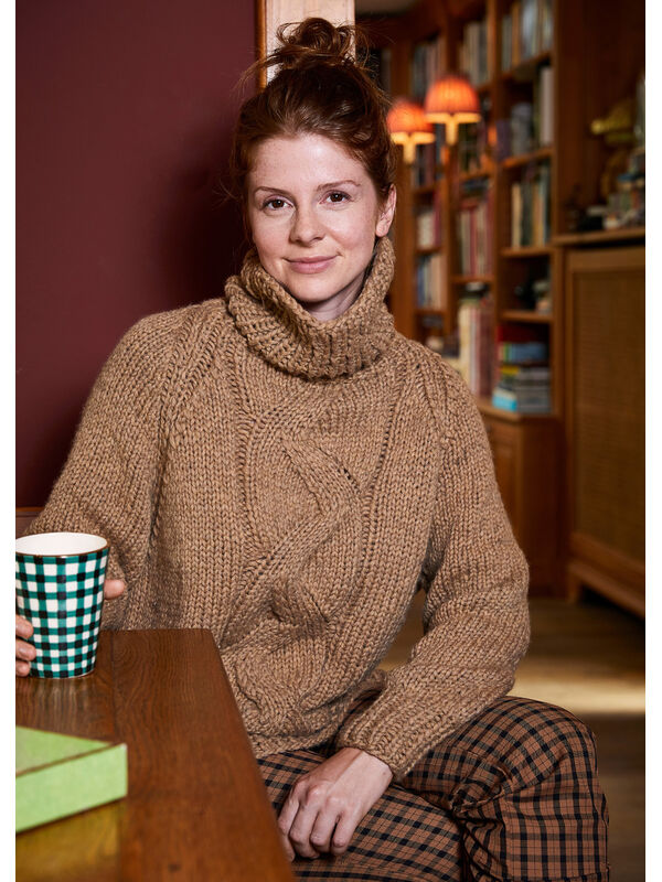 Lana Grossa PULLOVER - Landlust Winterwolle - Strikkeoppskrift (SE)