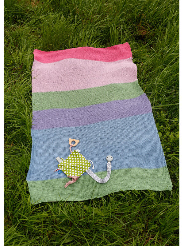 Lana Grossa BABYPLAID Landlust Sommerseide - Strikkeoppskrift (SE)