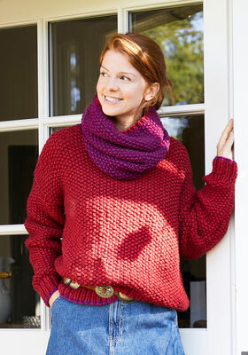 PULLOVER Landlust Winterwolle - Strikkeoppskrift (SE) fra Lana Grossa