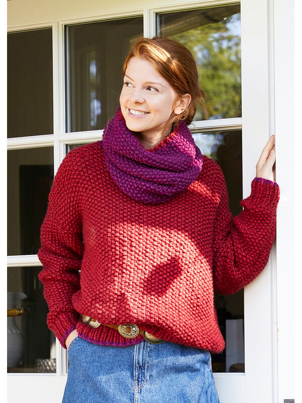 Lana Grossa PULLOVER Landlust Winterwolle - Strikkeoppskrift (SE)