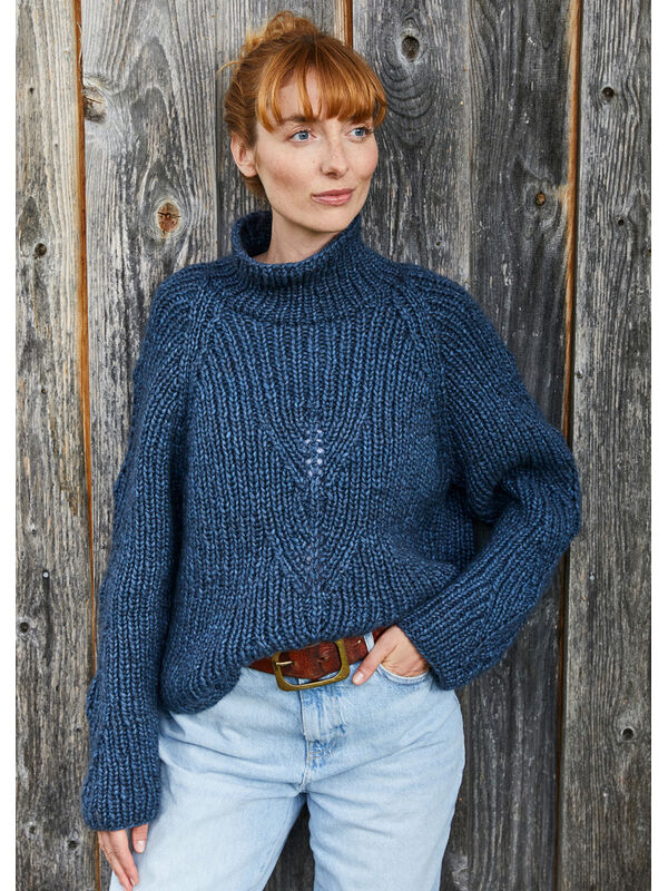 Lana Grossa PULLOVER Landlust Winterwolle - Strikkeoppskrift (NO)